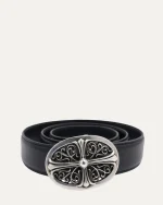 Thin Oval Cross Belt