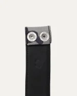 Snow Camouflage Leather Belt Strap
