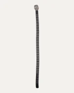 Cemetery Cross Double Grommet Belt